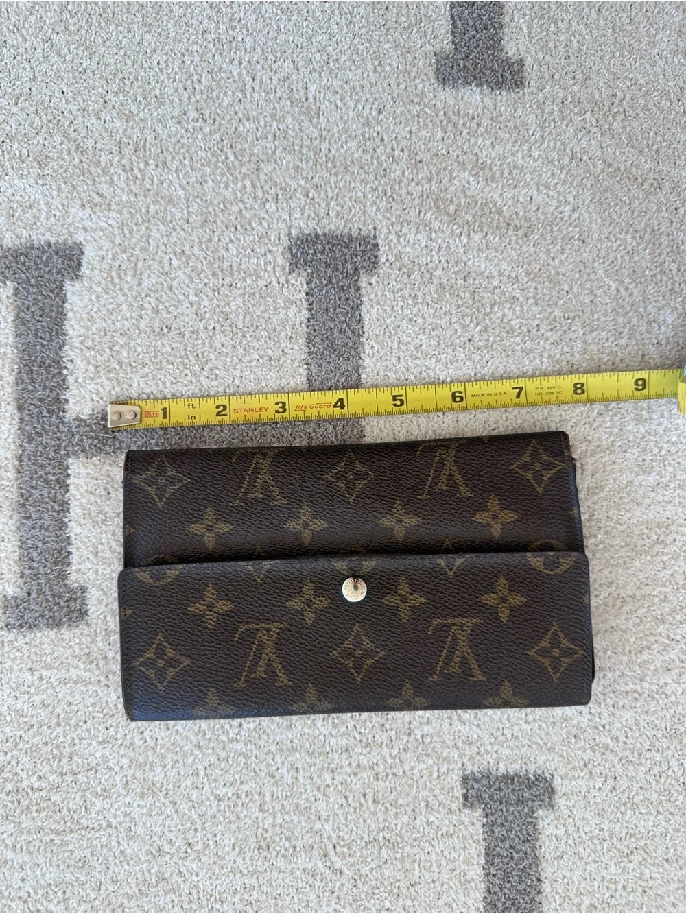 Louis Vuitton Brown Monogram Canvas Snap Continental Wallet